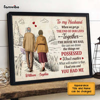 Personalized To My Husband Poster JN282 30O47 thumb 1