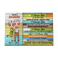 Personalized To My Husband Poster JN283 23O53 thumb 1