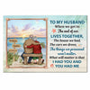 Personalized To My Husband Poster JN285 23O47 1