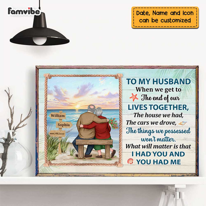 Personalized To My Husband Poster JN285 23O47 1
