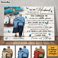 Personalized To My Husband The Day I Met You Poster JL11 32O34 thumb 1