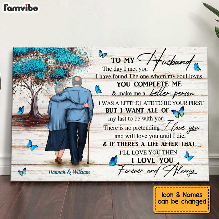 Personalized To My Husband The Day I Met You Poster JL11 32O34 1