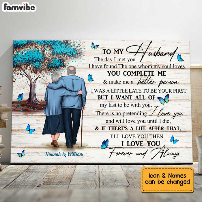 Personalized To My Husband The Day I Met You Poster JL11 32O34 1
