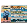 Personalized To My Husband Old Couple Poster JN302 58O53 1