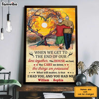 Personalized To My Husband Wife Old Couple Poster JN301 58O28 thumb 1