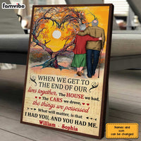 Personalized To My Husband Wife Old Couple Poster JN301 58O28 thumb 1