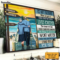 Personalized To My Husband Old Couple Poster JN294 58O31 thumb 1