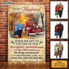 Personalized To My Husband Old Couple Red Truck Poster JN294 58O28 1