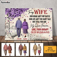 Personalized To My Wife Purple Love Tree Poster JN295 58O28 thumb 1