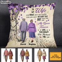 Personalized To My Wife Purple Love Tree Pillow JN296 58O28 thumb 1