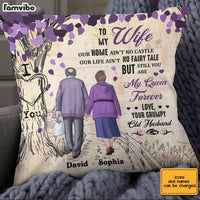Personalized To My Wife Purple Love Tree Pillow JN296 58O28 thumb 1
