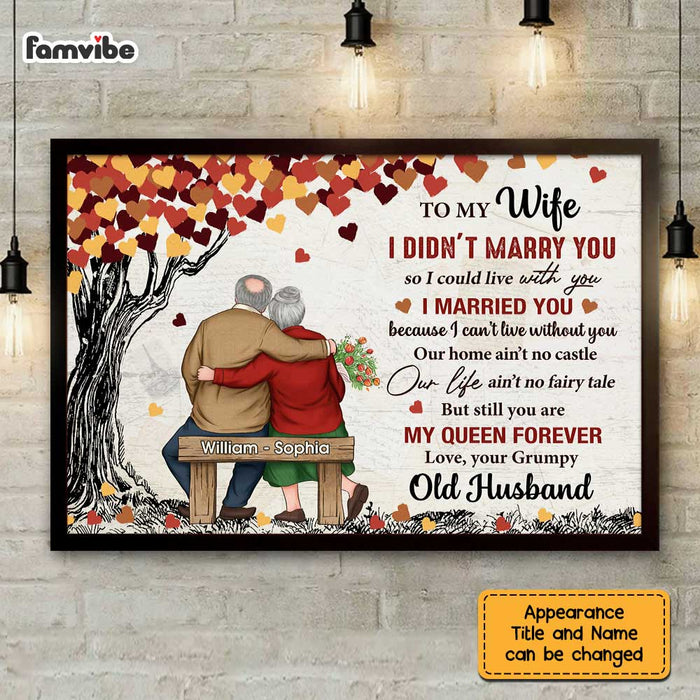 Personalized To My Wife Love Tree Poster JN301 30O47 1