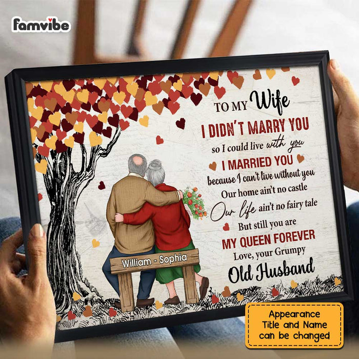 Personalized To My Wife Love Tree Poster JN301 30O47 1