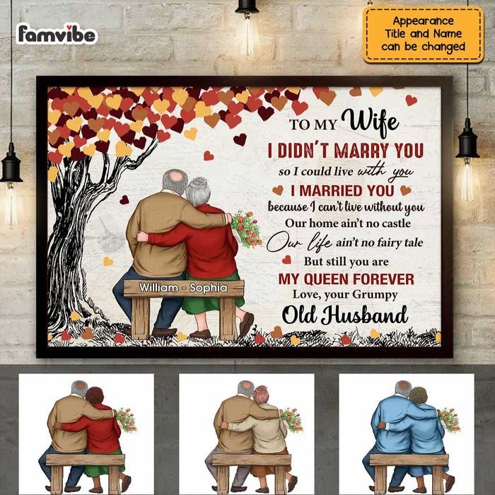 Personalized To My Wife Love Tree Poster JN301 30O47 1