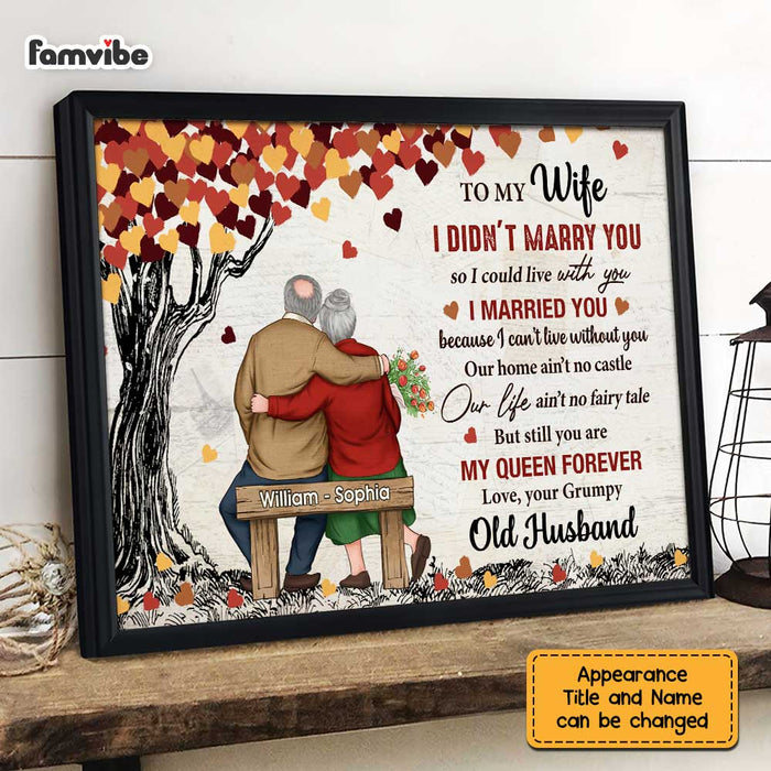 Personalized To My Wife Love Tree Poster JN301 30O47 1