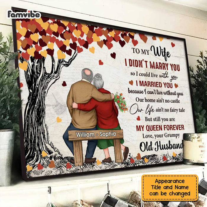 Personalized To My Wife Love Tree Poster JN301 30O47 1