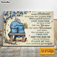 Personalized To My Husband Love Tree Poster JN292 30O34 thumb 1