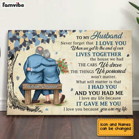 Personalized To My Husband Love Tree Poster JN292 30O34 thumb 1