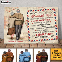 Personalized To My Husband Old Couple Poster JN302 32O34 thumb 1