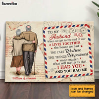Personalized To My Husband Old Couple Poster JN302 32O34 thumb 1