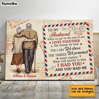 Personalized To My Husband Old Couple Poster JN302 32O34 thumb 1