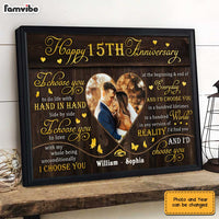 Personalized Anniversary Heart Photo Poster JN301 23O28 thumb 1