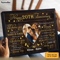 Personalized Anniversary Heart Photo Poster JN301 23O28 thumb 1