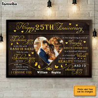 Personalized Anniversary Heart Photo Poster JN301 23O28 thumb 1
