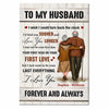 Personalized To My Husband Poster JN294 23O47 1