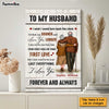 Personalized To My Husband Poster JN294 23O47 1
