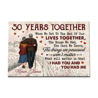 Personalized Anniversary Together Poster JN292 23O53 thumb 1