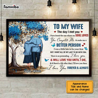 Personalized To My Wife The Day I Met You Poster JN303 32O47 thumb 1