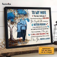 Personalized To My Wife The Day I Met You Poster JN303 32O47 thumb 1