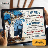 Personalized To My Wife The Day I Met You Poster JN303 32O47 thumb 1