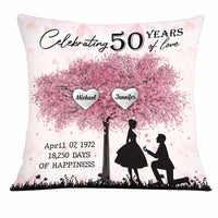 Personalized Anniversary Pillow JL25 85O34 thumb 1