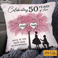 Personalized Anniversary Pillow JL25 85O34 thumb 1