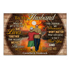 Personalized To My Husband Old Couple Poster JN295 58O31 1