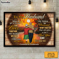 Personalized To My Husband Old Couple Poster JN295 58O31 thumb 1
