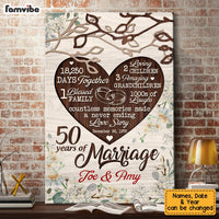Personalized Anniversary Poster JN302 30O53 thumb 1