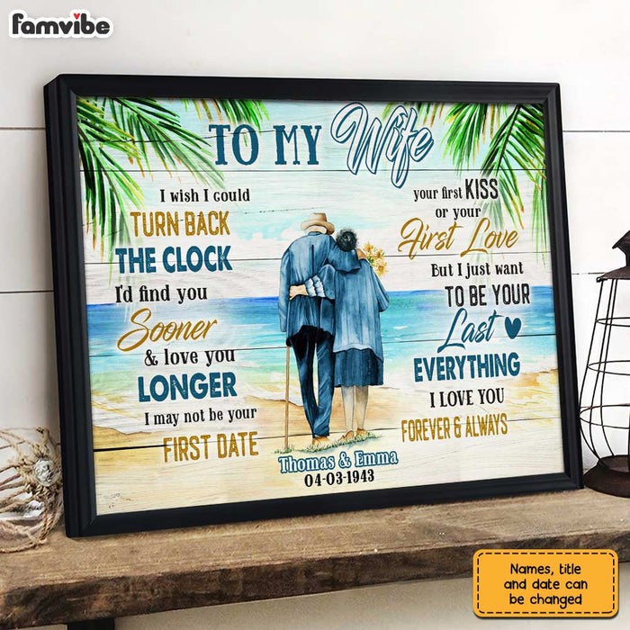 Personalized To My Wife Coastal Poster JL24 30O31 1