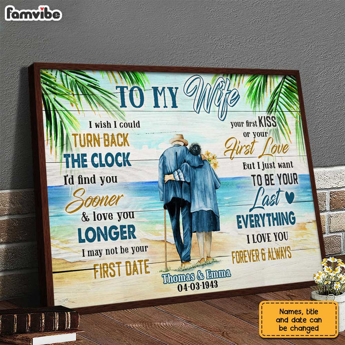 Personalized To My Wife Coastal Poster JL24 30O31 1