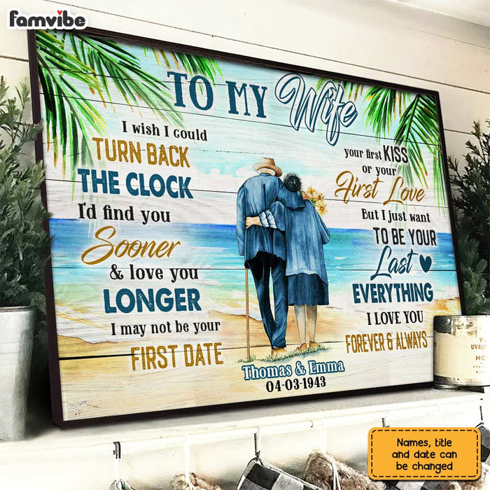 Personalized To My Wife Coastal Poster JL24 30O31 1