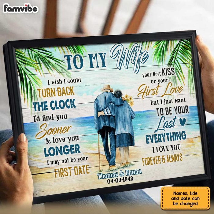 Personalized To My Wife Coastal Poster JL24 30O31 1