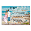 Personalized To My Husband Coastal Poster JL25 30O31 1