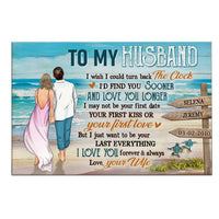 Personalized To My Husband Coastal Poster JL25 30O31 thumb 1