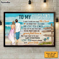 Personalized To My Husband Coastal Poster JL25 30O31 thumb 1
