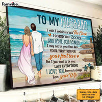 Personalized To My Husband Coastal Poster JL25 30O31 thumb 1