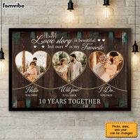 Personalized Anniversary Our Story Photo Poster JN302 23O28 thumb 1