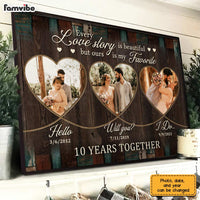 Personalized Anniversary Our Story Photo Poster JN302 23O28 thumb 1