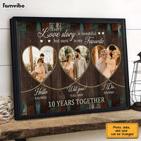 Personalized Anniversary Our Story Photo Poster JN302 23O28 thumb 1